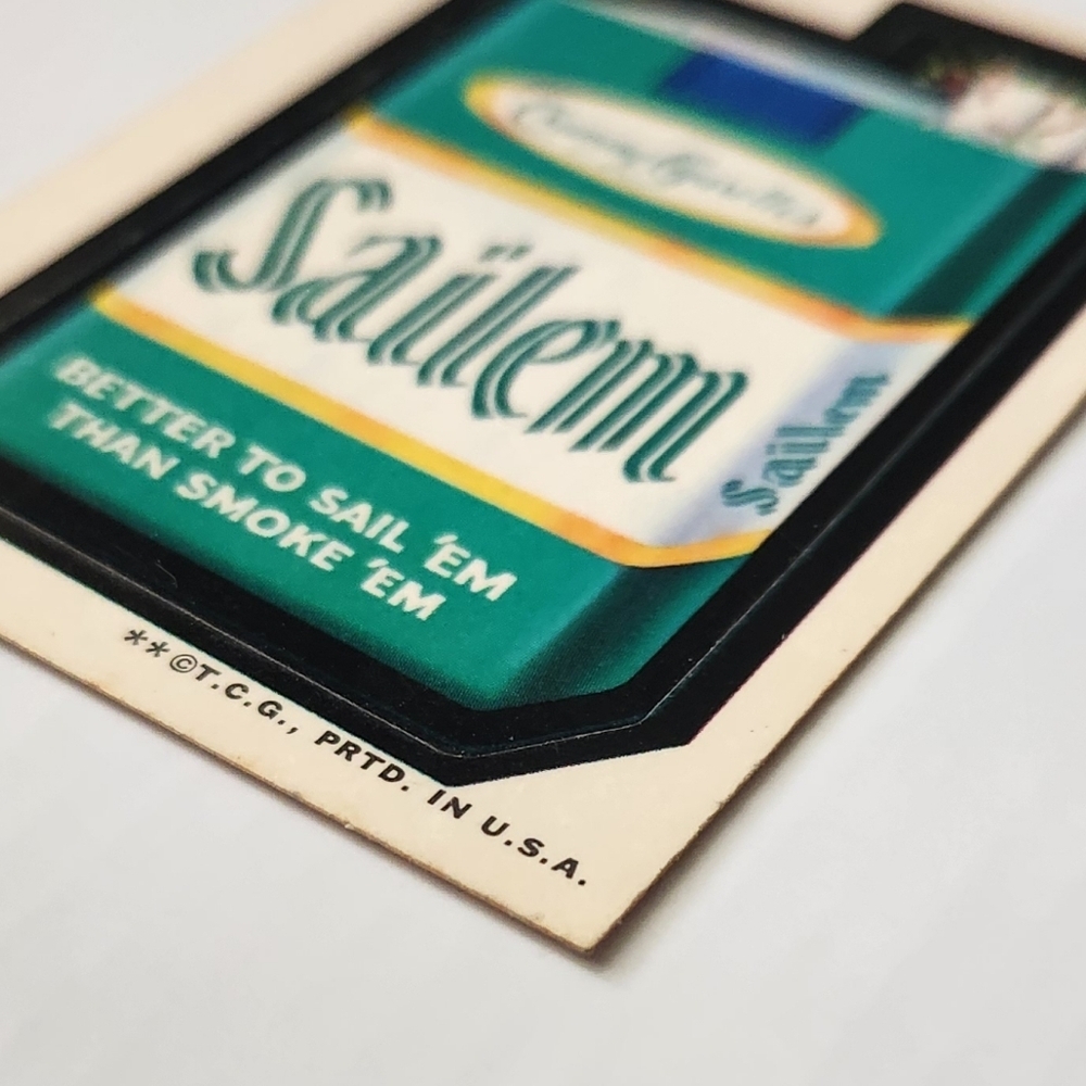 ✨ Vintage 1973 Topps Wacky Packages Sailem Sticker trading card collectible - Picture 6 of 7